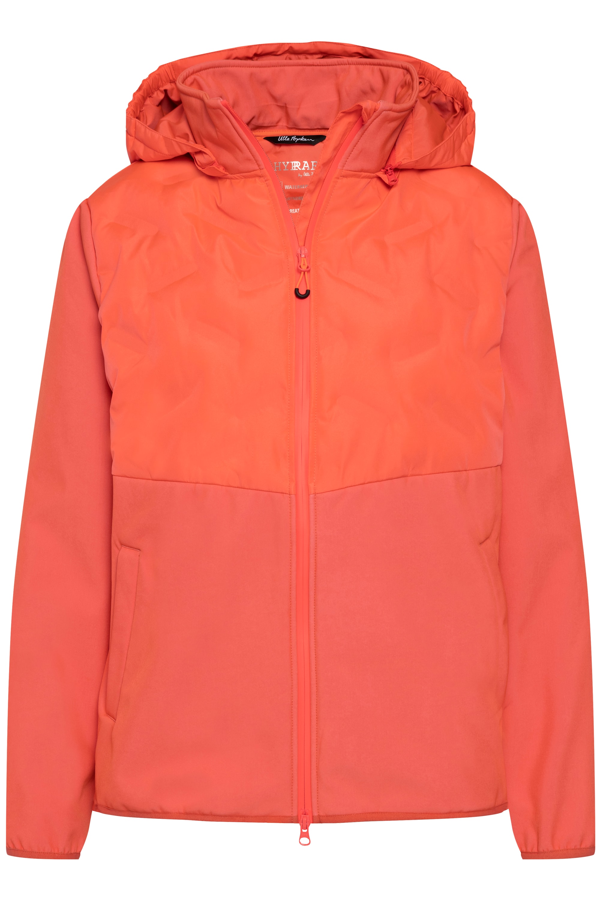 Ulla Popken Damen große Größen Funktions Softshelljacke Steppeinsätze