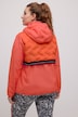 functionele softshelljas, gewatteerde inzetten, 2-wegzipper