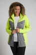 Hybrid-Jacke, zweifarbig, Powerstretch, Stehkragen