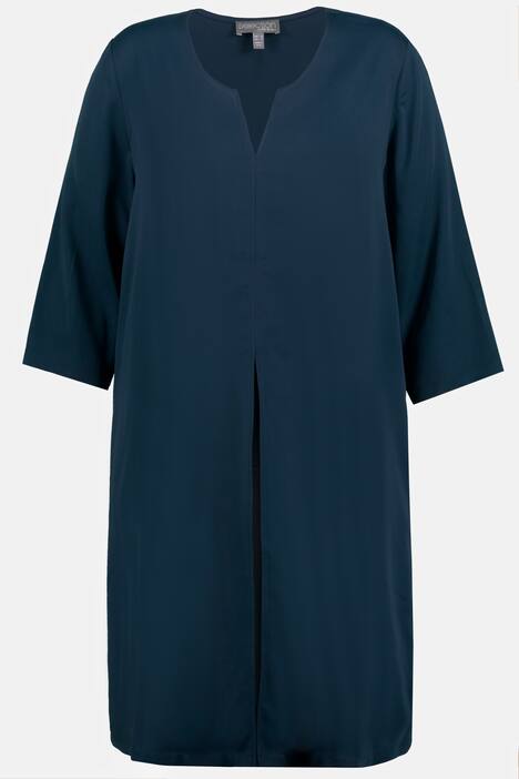 Sensible Front Vent Stretch Tunic Blouse