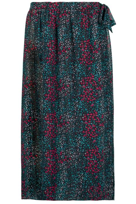 Zavinovací sukně, Millefleur vzor, vázací stuha