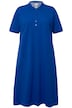 Polo šaty, piké, krátká knoflíková léga, vázací pásek, krátké rukávy