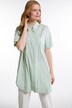 Smocked Back button Front Stretch Tunic Shirt