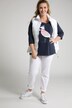 MOIN! Seagull Print Square Neck Stretch Tee