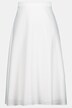 Gonna di raso dal taglio svasato con effetto lucido e sottogonna