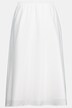 Gonna di raso dal taglio svasato con effetto lucido e sottogonna