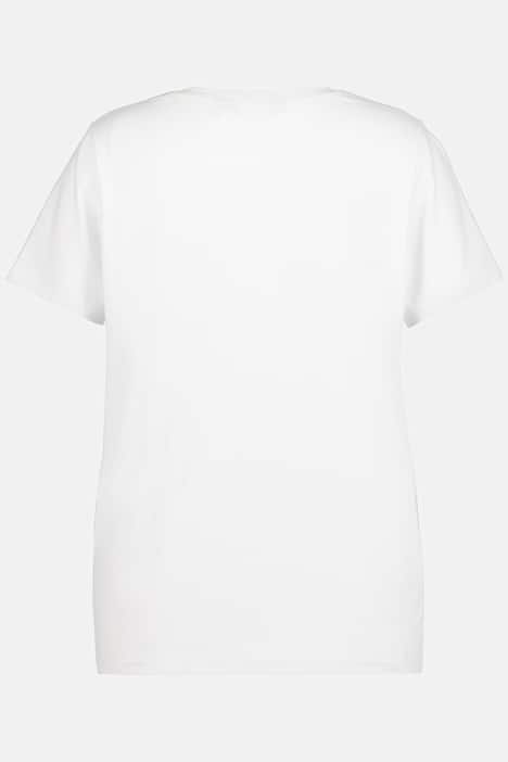 T-Shirt, Hase, Classic, V-Ausschnitt, Halbarm