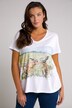 T-Shirt, Hase, Classic, V-Ausschnitt, Halbarm