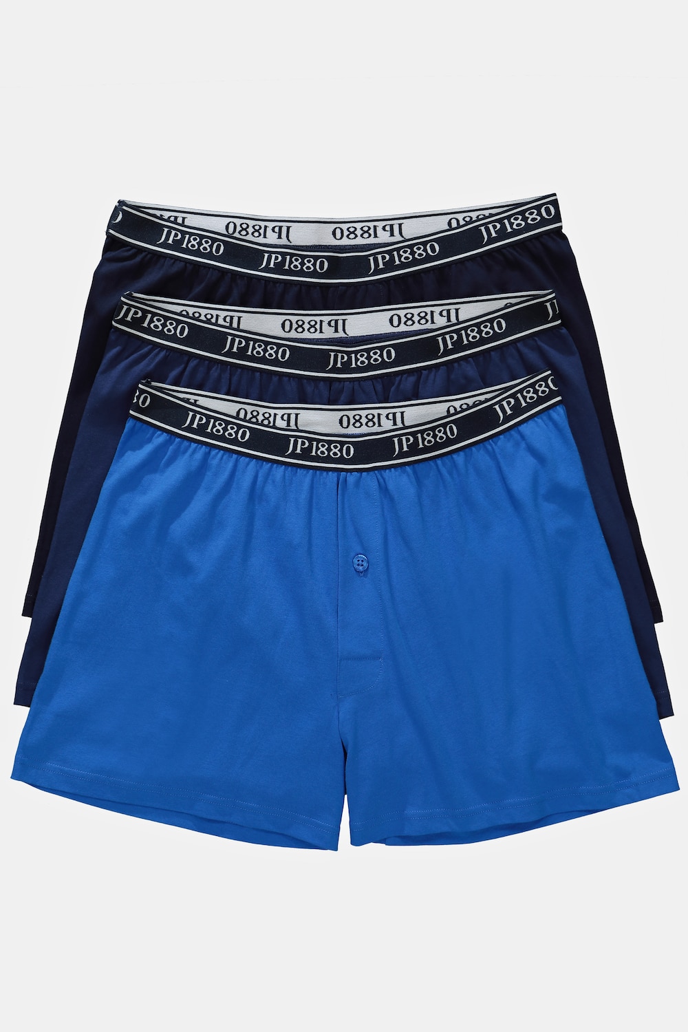 Grote Maten boxershorts FLEXNAMIC®, Heren, blauw, Maat: 8, Katoen, JP1880