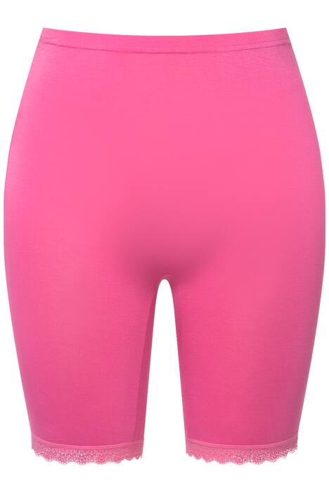 Krátké legíny, krajkový lem, bambusový materiál