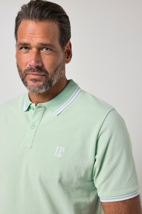 poloshirt, buikfit, piqué, korte mouwen, t/m 8XL