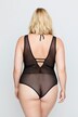 Ribbon Detail Sheer Lace Bodysuit