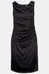 Cocktailkleid, drapiert, A-Linie, V-Ausschnitt, ärmellos