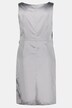 Cocktailkleid, drapiert, A-Linie, V-Ausschnitt, ärmellos