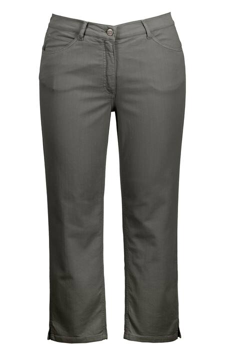 7/8 džíny, rozparky na lemu, komfortní pas, biobavlna