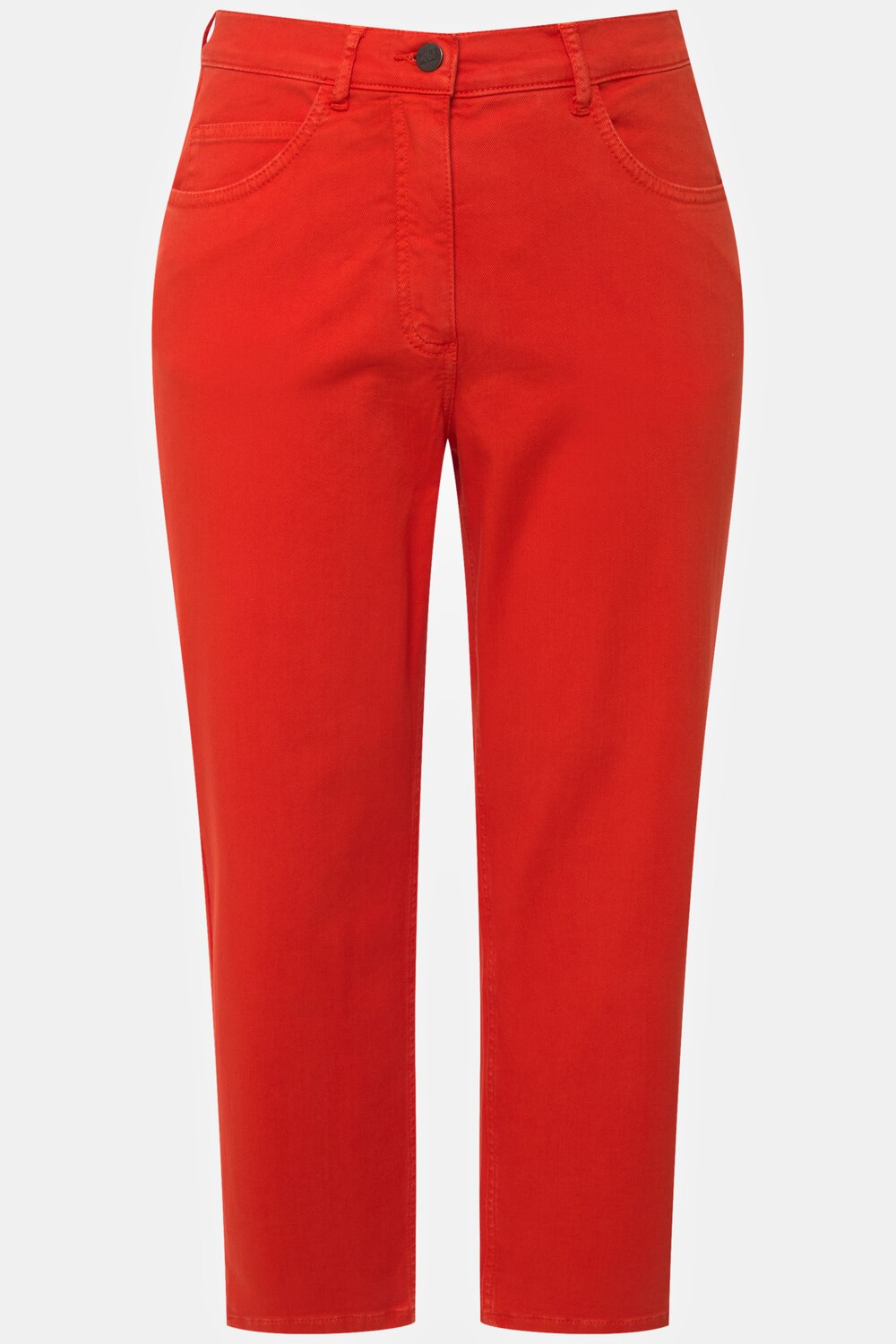 Ulla Popken Grote Maten 7/8-jeans, Dames, oranje, 