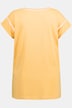Eco Cotton Ladder Trim V-Neck Oversized Fit Tee