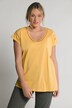 Eco Cotton Ladder Trim V-Neck Oversized Fit Tee