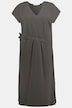 Midikleid, V-Ausschnitt, Halbarm, Biobaumwolle