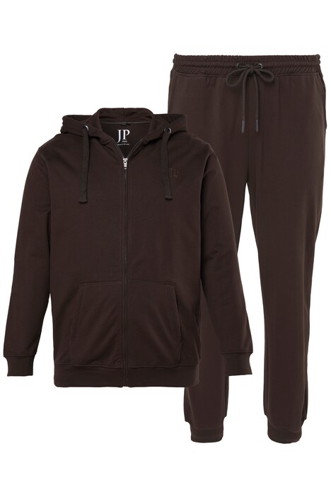 Jogging souprava, kolekce domácí oblečení, bunda s kapucí a kalhoty, do velikosti 8XL