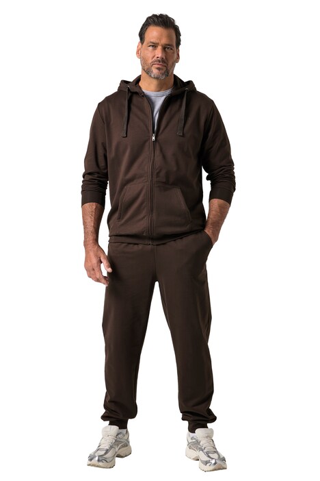 Jogging souprava, kolekce domácí oblečení, bunda s kapucí a kalhoty, do velikosti 8XL