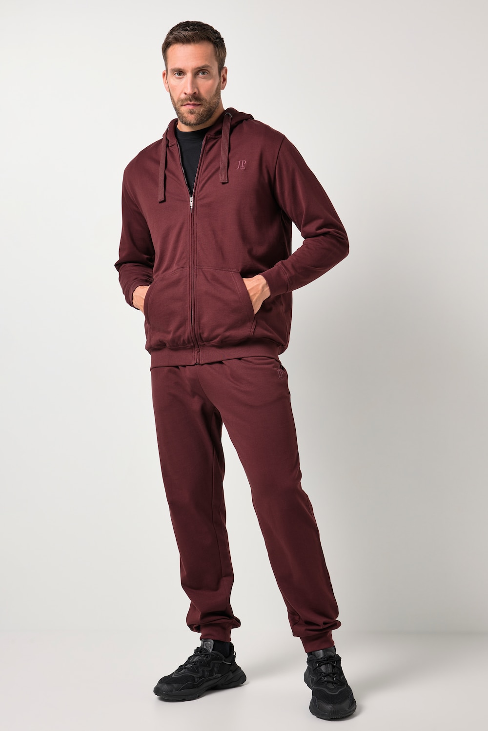 JP1880 joggedress, todelt, hjemmeklær, hoodiejakke og bukse, opptil str. 8XL
