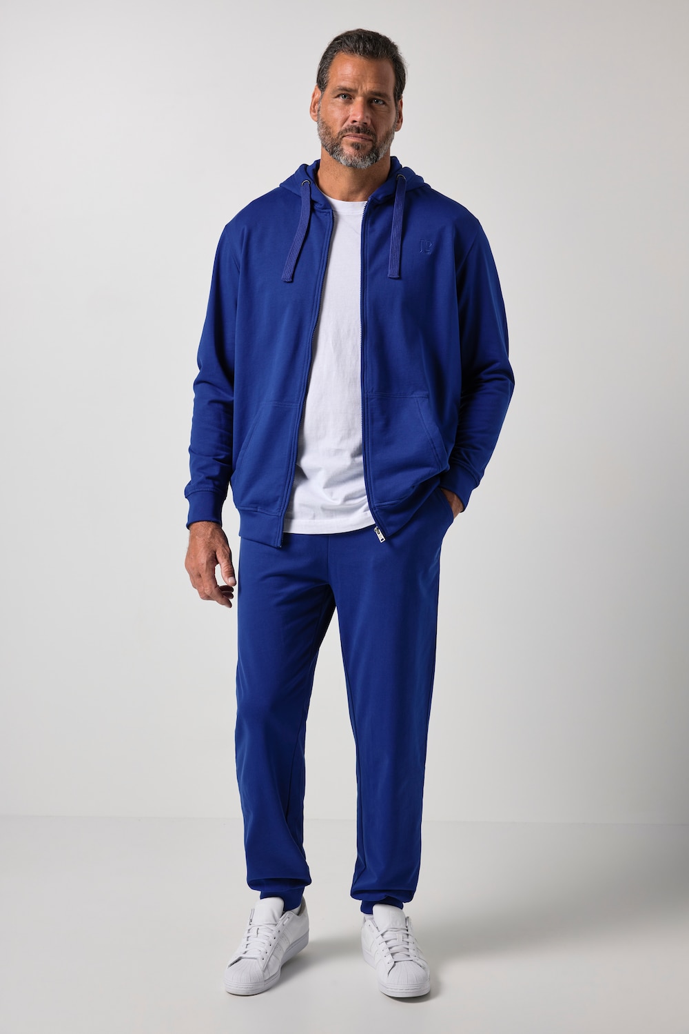Jogginganzug, Homewear, 2-teilig, Hoodiejacke und Hose, bis 8XL
