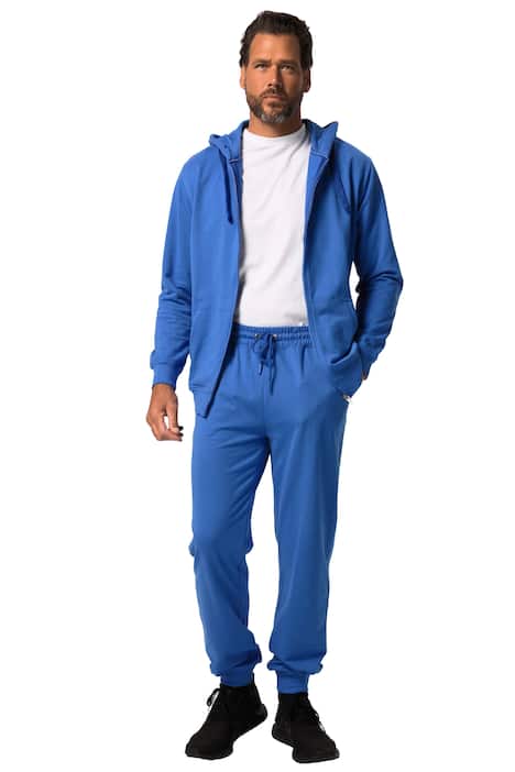 Jogging souprava JP1880, kolekce domácí oblečení, bunda s kapucí a kalhoty, do velikosti 8XL