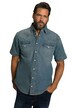 Džínová košile, FLEXNAMIC®, krátké rukávy, Kent límec, Modern střih, do 8XL