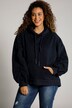 Kapuzenshirt, Bindeband, Oversized, Langarm, Hoodie