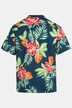 Koszula z wiskozy, krótki rękaw, kubański kołnierzyk, kwiecisty wzór, Modern Basic Fit