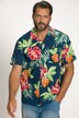 Koszula z wiskozy, krótki rękaw, kubański kołnierzyk, kwiecisty wzór, Modern Basic Fit