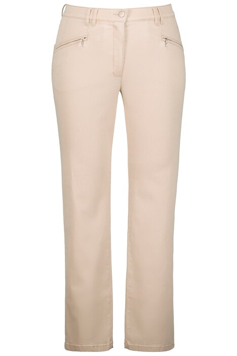 Strečové kalhoty Mony, extra měkké, kapsy na zip