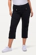 Pantalon Mony, longueur au mollet. Tissu stretch et poches zippées