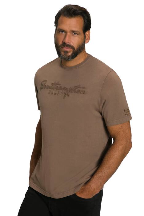 Tričko, výšivka, krátké rukávy, batikované, do 8XL