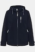Softshelljacke, wasserabweisend, Fleecefutter, Kapuze