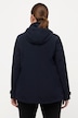Softshelljacke, wasserabweisend, Fleecefutter, Kapuze