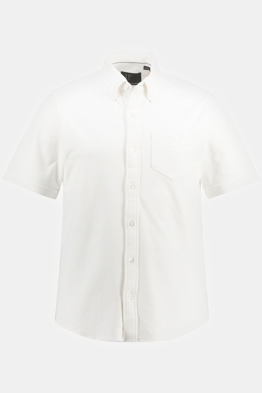 piqué overhemd, FLEXNAMIC®, korte mouwen, buttondown kraag, modern basic fit