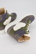 Sneaker, hoher Schaft, Patchlook, Textil, Leder, Weite H