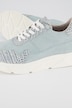 leren sneakers, slangenprint, zigzag zool, wijdte H