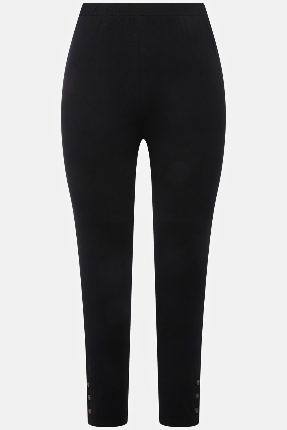 Grote Maten jersey legging, Dames, zwart, Maat: 54/56, Katoen, Ulla Popken