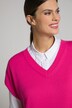 Pullunder, V-Ausschnitt, Oversized, ärmellos