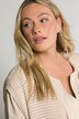 mouwloos vest, ajour, V-hals, mouwloos, biologisch katoen