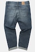 Jeans, mavevenlig pasform, dirty denim, op til str. 70/35