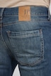 Jeans, mavevenlig pasform, dirty denim, op til str. 70/35