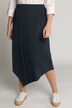 Spódnica midi z asymetrycznym dołem