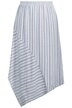 Cípová sukně, pruhy, elastický pas, biobavlna