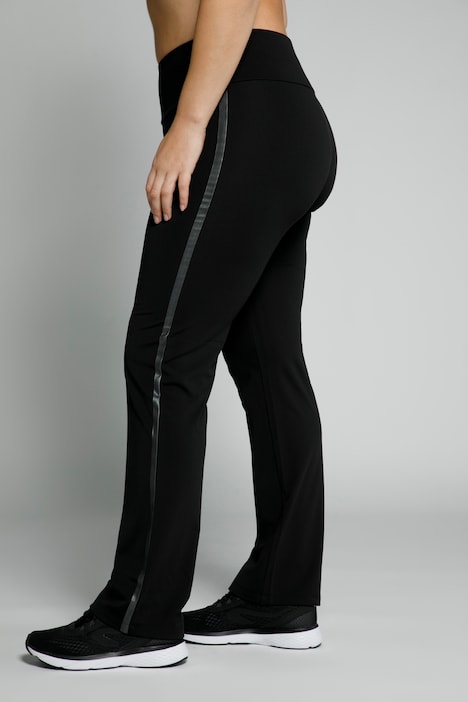 Black Stripe Power-Stretch Pants