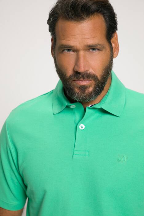 Koszulka polo z kontrastowym kołnierzykiem, krótki rękaw, pika