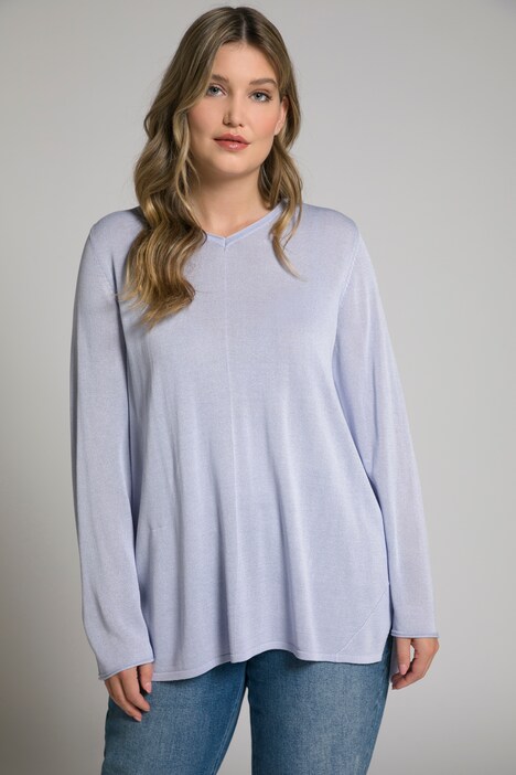 Fine Knit Lightweight V-Neck Sweater | Sweater | Sweaters